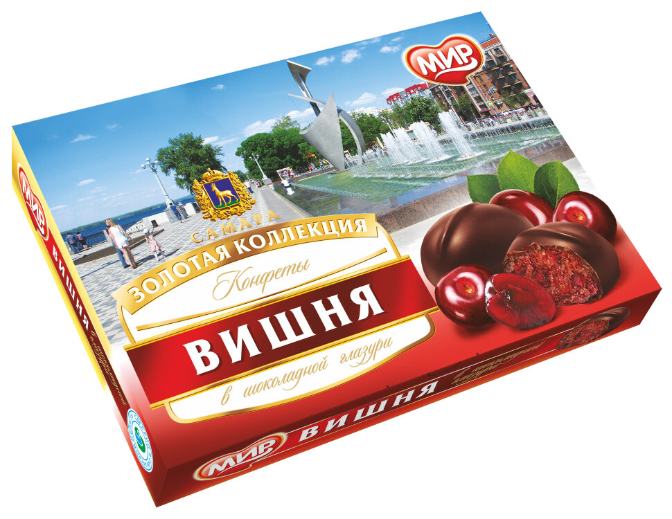  КФ МИР Вишня в шоколадной глазури 160г в Чусовом